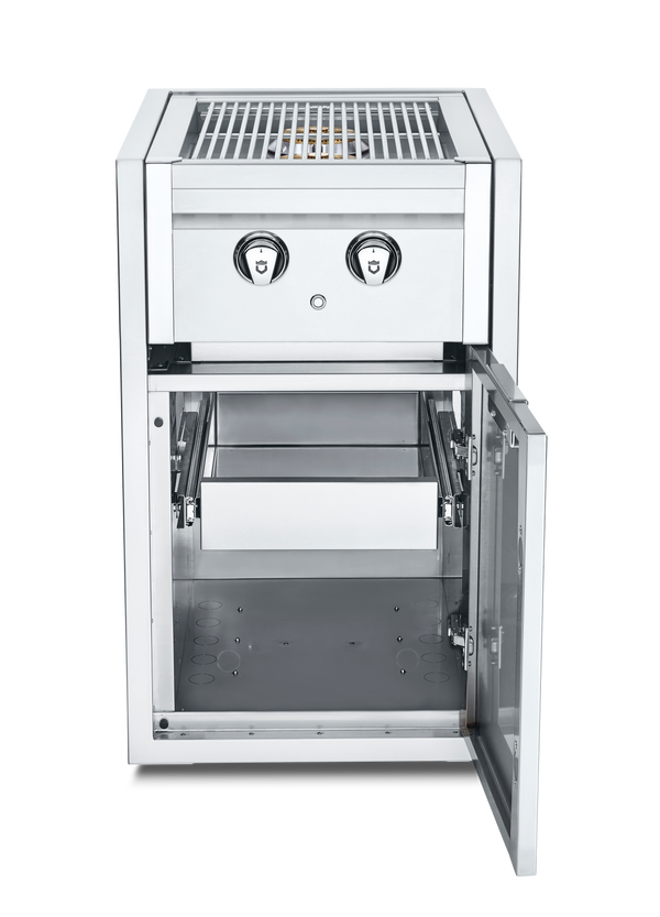 Infinite Series Small Cabinet with Built-In Dual Side Burner & Single Drawer